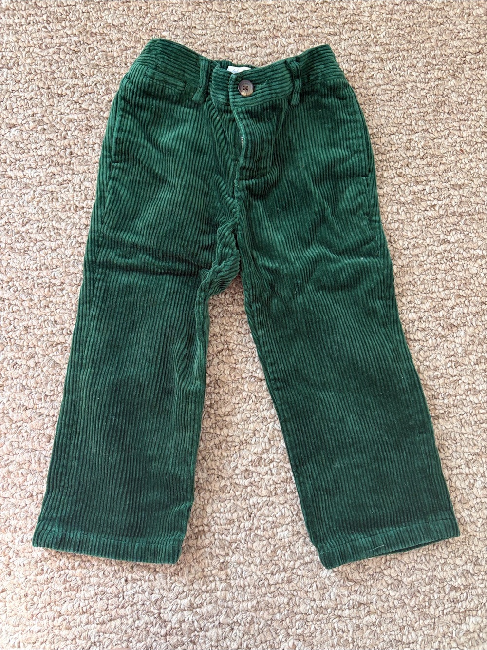 Ralph Lauren Deep Green Corduroy Kids Pants